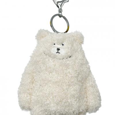 Wholesale Plush Cute Fat Bear Plush Dog Bag Charms Bag Pendant Stuffed Animal Children Gift Plush Little Fat Bear Key Ring Doll