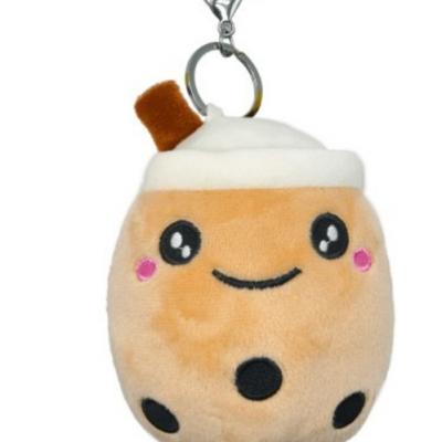 Wholesale Soft Pillow Boba Plushie Gift Stuffed Pearl Milk Tea Squishy Pillow Plush Toy Bubble Tea Boba Tea Bag Charms in Bulk