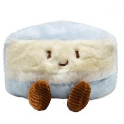 Cartoon Dessert Party Doll Super Soft Plush Bag Charms Egg Tart Macaron Cake PP Cotton Filling for Photo Props