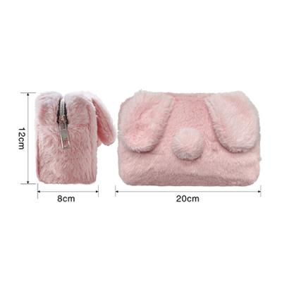Quality Assured Cute Portable Plush Cosmetic Bags Budget Friendly Options