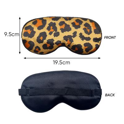Leopard Print Eye Mask for Sleep Light Blocking Sleep Mask