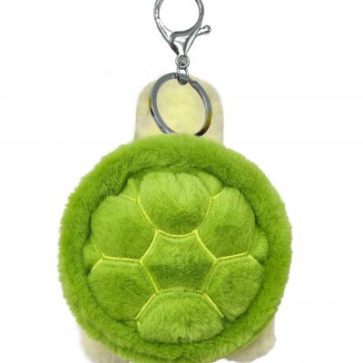 Cartoon Turtle Plush Doll Keychain and bag charm  Pendant Cute Anime Student Backpack Ornament