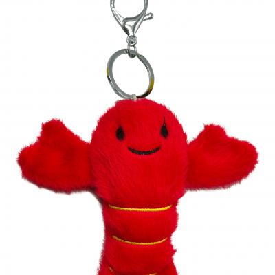 Cute Red Lobster bag charm Lobster Plush Keychain Toy Sea Stuffed Animals Toys Plush Doll Key Chains