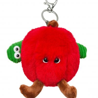 Creative Fruit Plush Toy Pendant Cute Cartoon Fruit bag charm Exquisite Backpack Decoration Accessories Machine Toys
